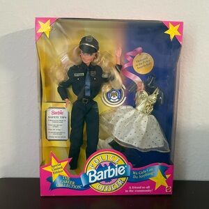 1993 Barbie Special Limited Edition Career Doll Police Officer In Box